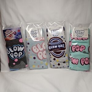 Blow Pop Themed Crew Socks NWT